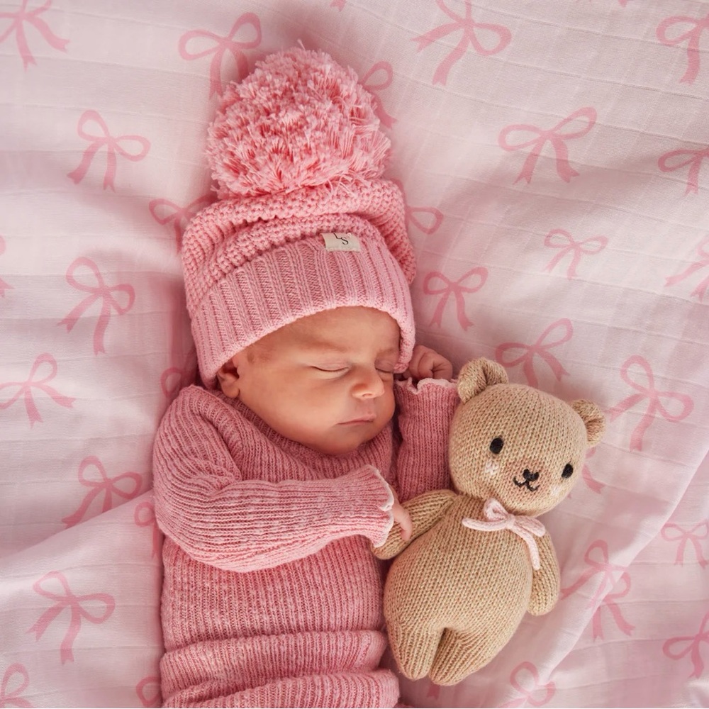 Baby Chunky Knit Beanie Hat - Picture 4 of 5